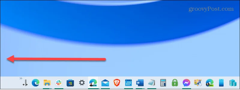 Sådan centreres Windows 10-proceslinjen
