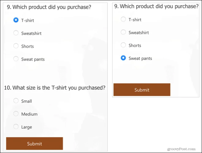 Sådan opretter du en undersøgelse i Microsoft Forms