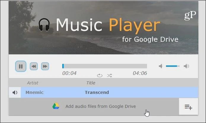 Hur man spelar musikfiler direkt från Google Drive