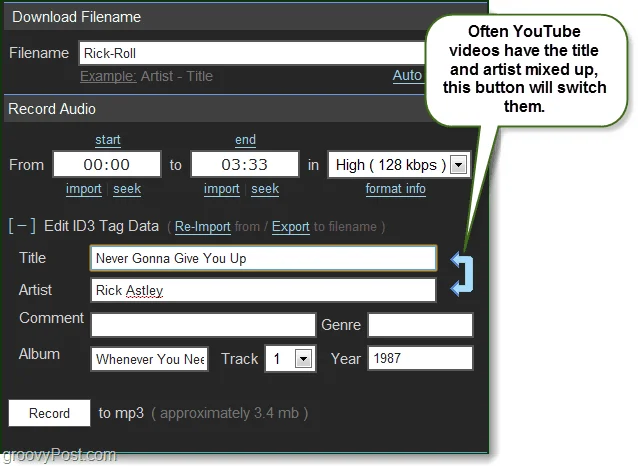 Sådan downloader du enhver YouTube-sang eller -video med Dirpy