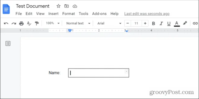 Hur man lägger till och formaterar en textruta i Google Dokument