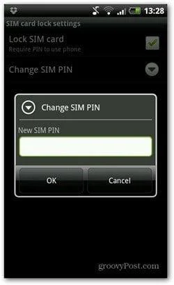 Android: Hur man inaktiverar eller ändrar SIM PIN-kod