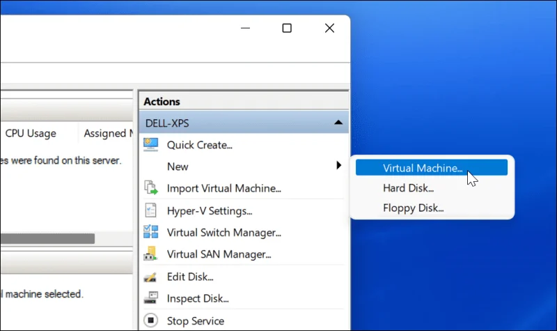 Virtuális gép létrehozása Windows 11 rendszerben