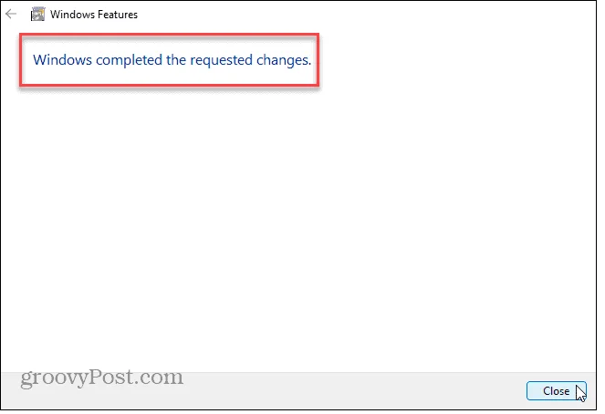Sådan aktiverer du .NET Framework 2.0 og 3.5 i Windows 11