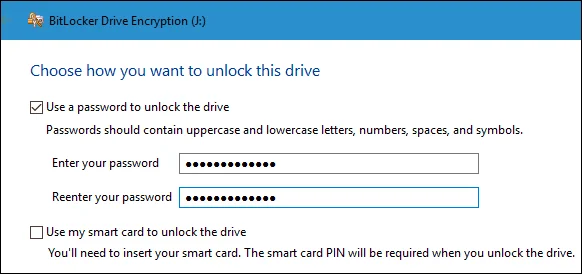Hur man krypterar ett USB-minne eller SD-kort med Windows 10