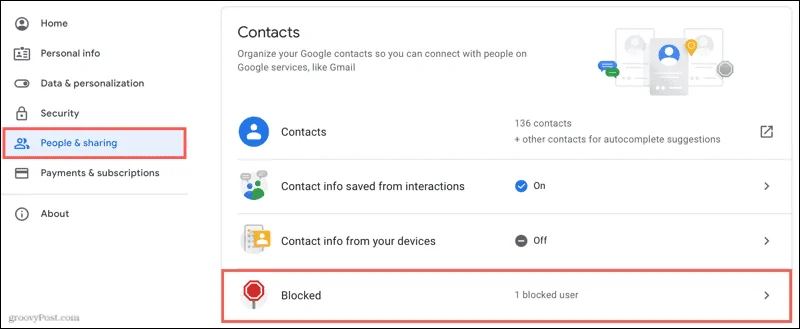 Sådan blokerer du andre fra at dele med dig på Google Drev