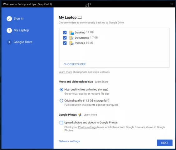 A Google Backup and Sync alkalmazás leváltja a Fotókat és a Drive-ot