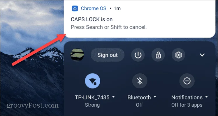 Sådan slår du Caps Lock til eller fra på Chromebook