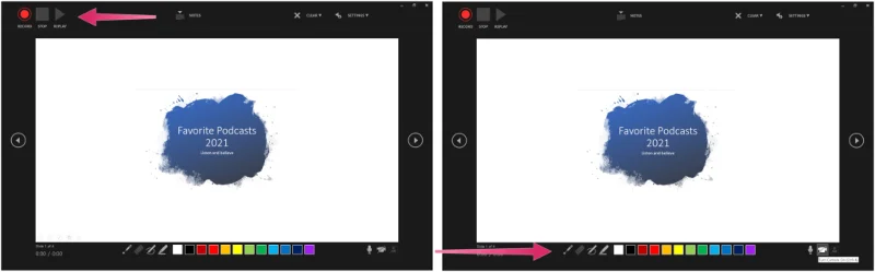 Slik spiller du inn voiceover i en PowerPoint-presentasjon