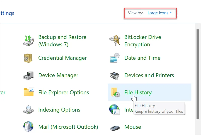 Hur man använder filhistorik i Windows 11