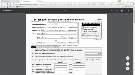 Управление на данъци върху заплатите в QuickBooks Online