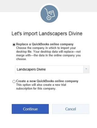 Hogyan vihetünk át adatokat egy asztali vállalatról a QuickBooks Online-ba