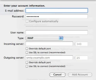 Office 2011 darbam ar Mac: pievienojiet e-pasta kontus Outlook identitātei