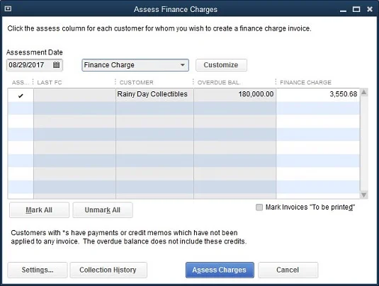 Hogyan lehet felmérni a pénzügyi költségeket a QuickBooks 2017-ben