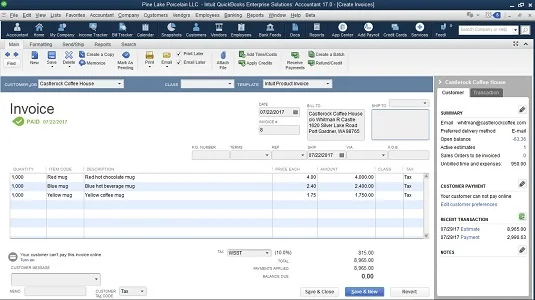 Az árak és az árszintek beállítása a QuickBooks 2017-ben