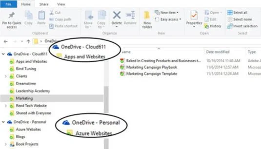 Το OneDrive για επιχειρήσεις και το OneDrive συγχρονίστηκαν με υπολογιστή