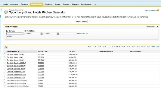 Hvordan legge til produkter til salgsmuligheter i Salesforce