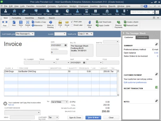 Класове на QuickBooks и изчисляване на разходите, базирани на дейности