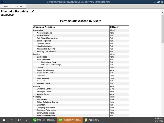 QuickBooks használata többfelhasználós környezetben