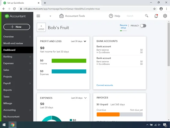 QBO az ügyfélnek és QBOA a könyvelőnek