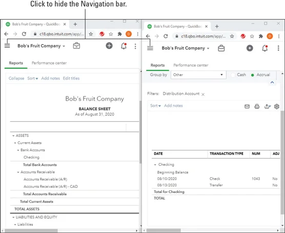 Hogyan dolgozzunk egy QuickBooks Online Client's Company-ban