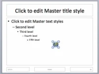 Ievietojiet sava uzņēmuma logotipu visu PowerPoint slaidu stūrī