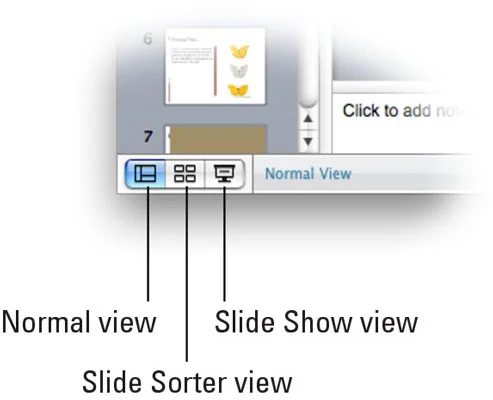 Kā skatīt slaidus programmā PowerPoint 2008 for Mac