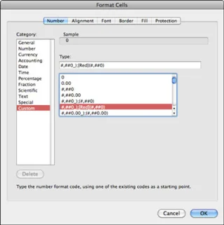 Office 2011 za Mac: uporabite oblike številk in besedila v Excelu