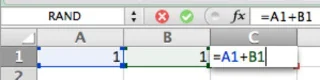 Kako ročno vnesti formulo v Excel za Mac 2011