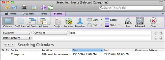 Office 2011 darbam ar Mac: kārtojiet un meklējiet Outlook kalendārus