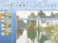 Kā PowerPoint 2007 slaidos ievadīt simbolus, svešas rakstzīmes, pēdiņas un domuzīmes