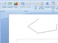 Kako narisati mnogokotnik ali oblike proste oblike na diapozitivih PowerPoint 2007