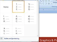Kā izveidot numurētus sarakstus programmā PowerPoint 2007