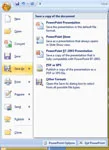 Kā bloķēt PowerPoint 2007 prezentāciju ar paroli