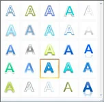 Kā ievietot WordArt PowerPoint 2007 tabulā