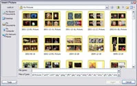 Kā ievietot attēlus no faila PowerPoint 2007 slaidā