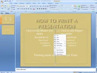 Kā paslēpt fona objektus PowerPoint 2007 slaidā