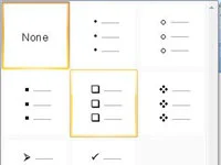 Kā PowerPoint 2007 slaidā izveidot sarakstu ar aizzīmēm