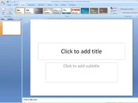 Kā izvēlēties noformējumu jūsu PowerPoint 2007 prezentācijai