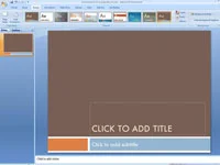 Kā izvēlēties noformējumu jūsu PowerPoint 2007 prezentācijai
