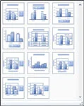 Kā mainīt PowerPoint 2007 diagrammas izkārtojumu