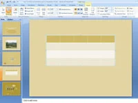 Kā mainīt galvenes rindas teksta virzienu programmā PowerPoint 2007