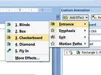 Kā animēt PowerPoint 2007 objektu