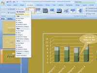 Kā animēt PowerPoint 2007 diagrammu