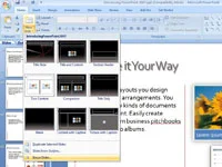 Kā esošai prezentācijai lietot PowerPoint 2007 veidni