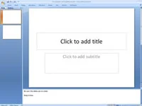 Kako dodati opombe diapozitivu PowerPoint 2007