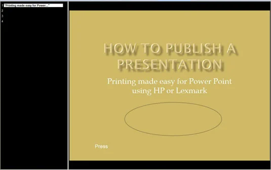 Kā pārvērst PowerPoint 2007 prezentāciju tīmekļa lapā