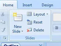 Kako izbrisati diapozitiv iz predstavitve PowerPoint 2007