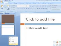 Kā PowerPoint 2007 prezentācijai pievienot jaunu slaidu