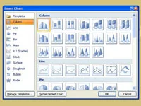 Kā pievienot diagrammu esošam PowerPoint 2007 slaidam